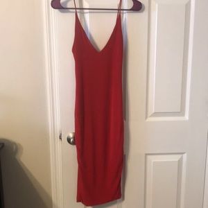 Red fashion nova dress